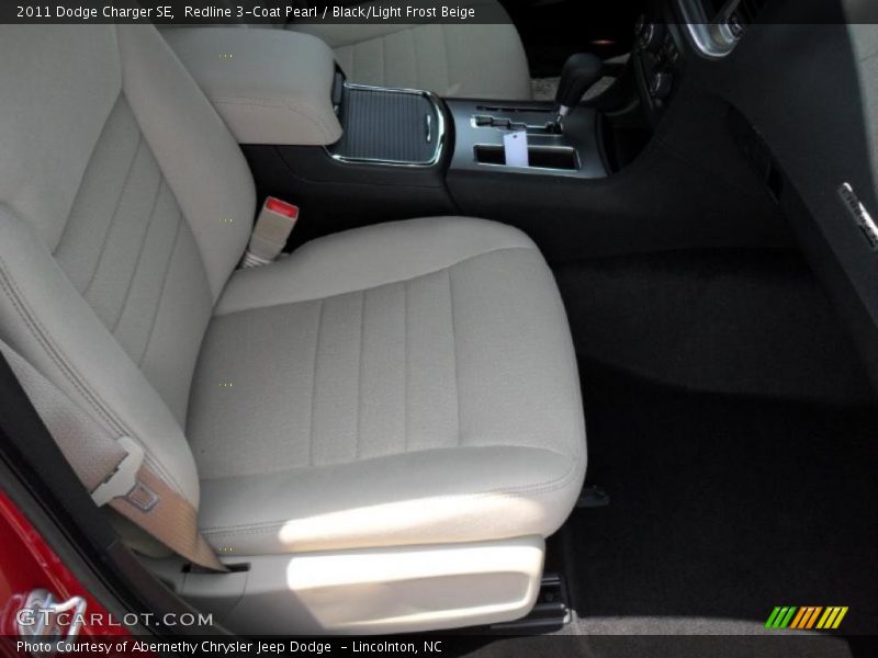 Redline 3-Coat Pearl / Black/Light Frost Beige 2011 Dodge Charger SE