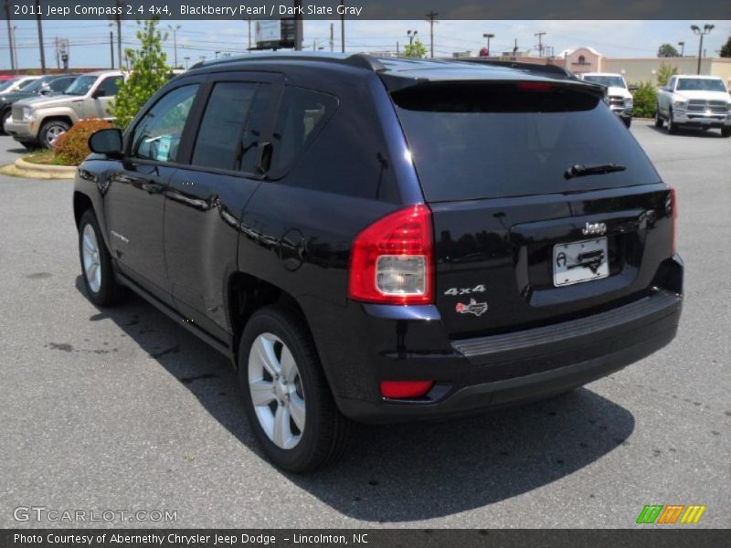 Blackberry Pearl / Dark Slate Gray 2011 Jeep Compass 2.4 4x4