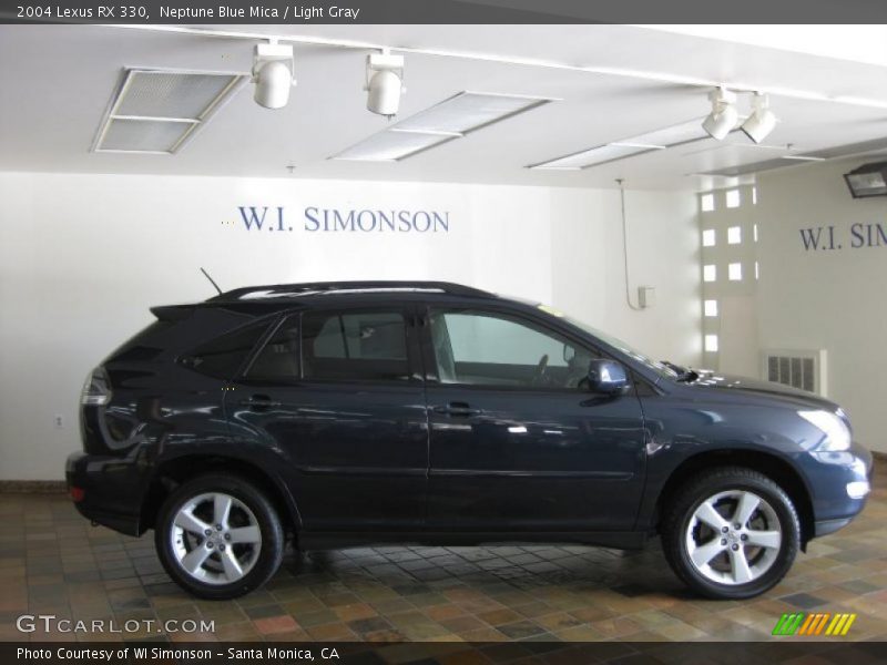 Neptune Blue Mica / Light Gray 2004 Lexus RX 330