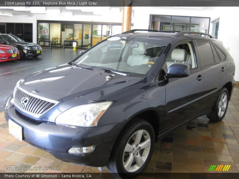 Neptune Blue Mica / Light Gray 2004 Lexus RX 330