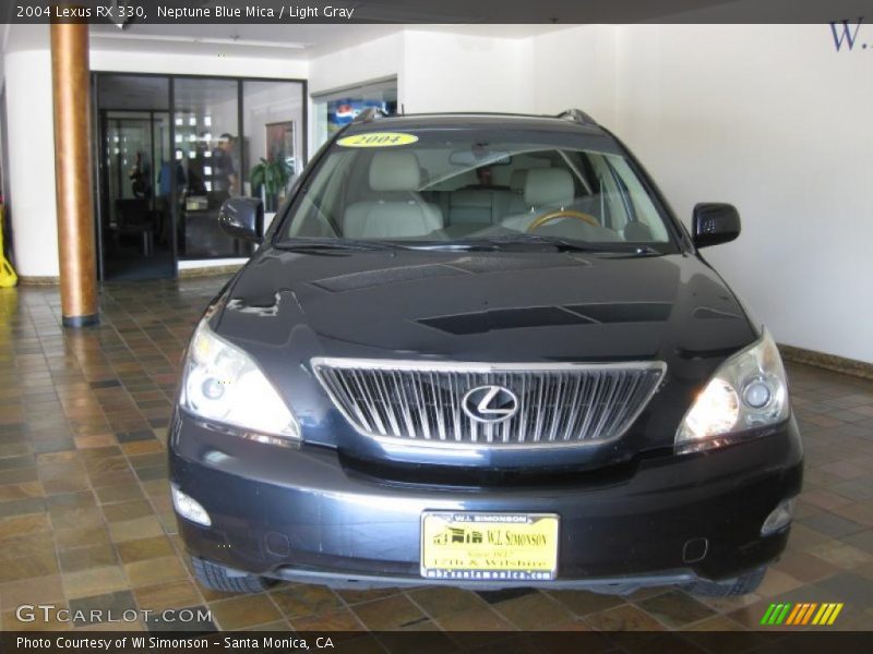 Neptune Blue Mica / Light Gray 2004 Lexus RX 330
