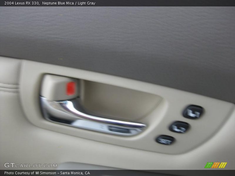 Neptune Blue Mica / Light Gray 2004 Lexus RX 330