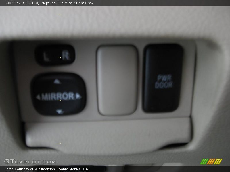 Neptune Blue Mica / Light Gray 2004 Lexus RX 330