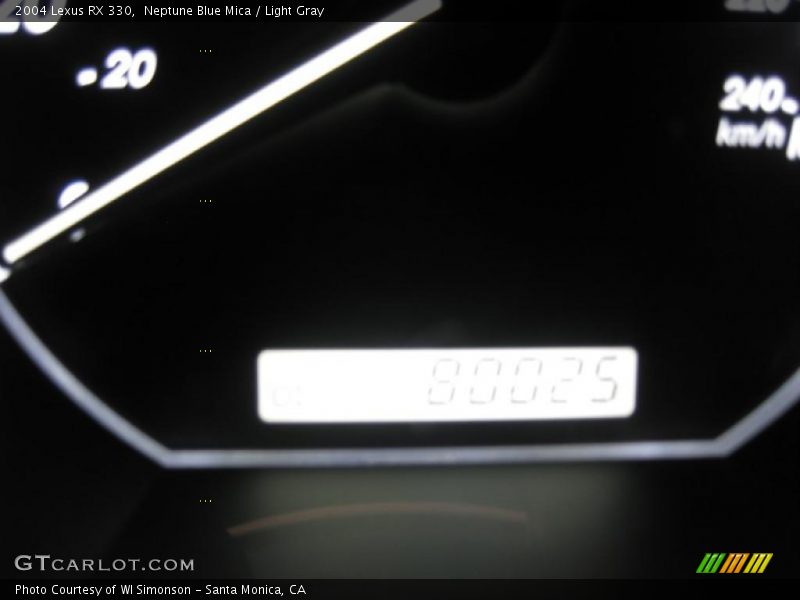 Neptune Blue Mica / Light Gray 2004 Lexus RX 330