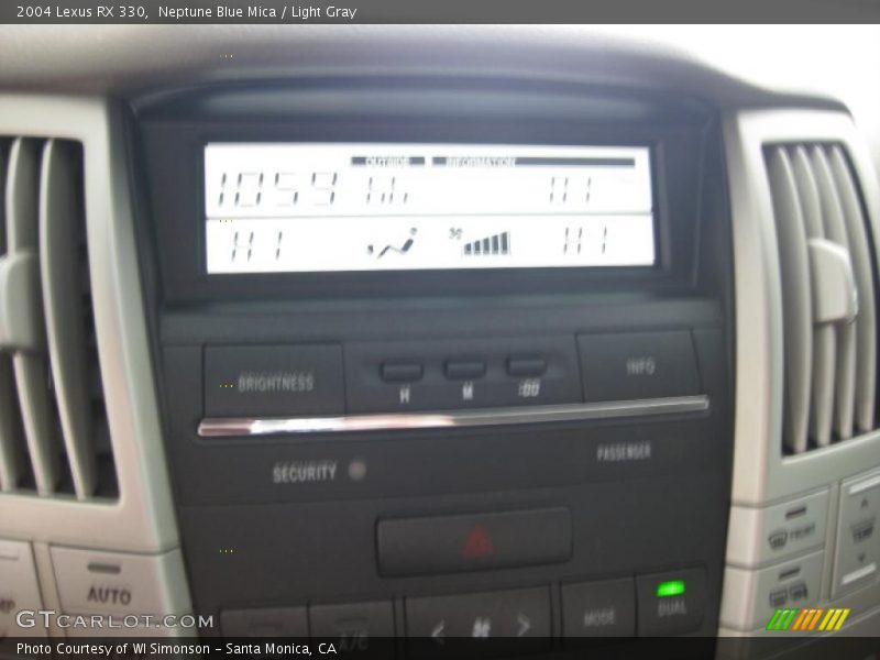 Neptune Blue Mica / Light Gray 2004 Lexus RX 330