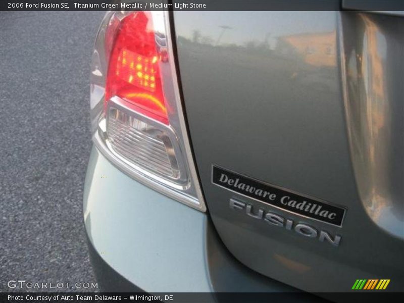 Titanium Green Metallic / Medium Light Stone 2006 Ford Fusion SE
