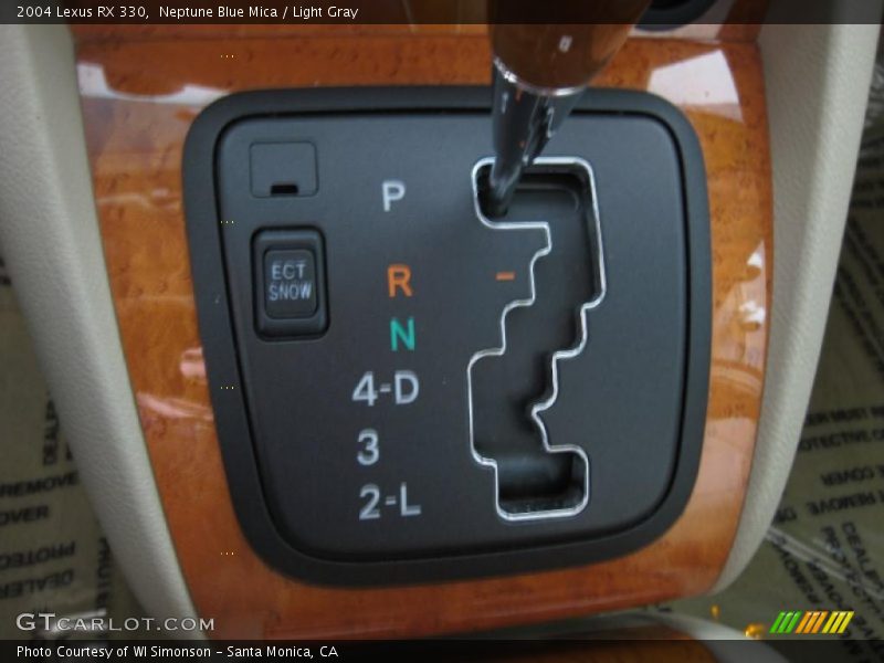 Neptune Blue Mica / Light Gray 2004 Lexus RX 330