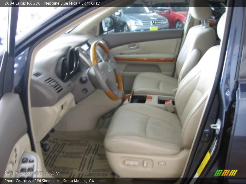 Neptune Blue Mica / Light Gray 2004 Lexus RX 330