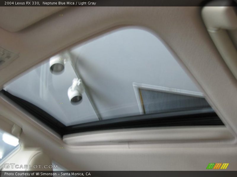 Neptune Blue Mica / Light Gray 2004 Lexus RX 330