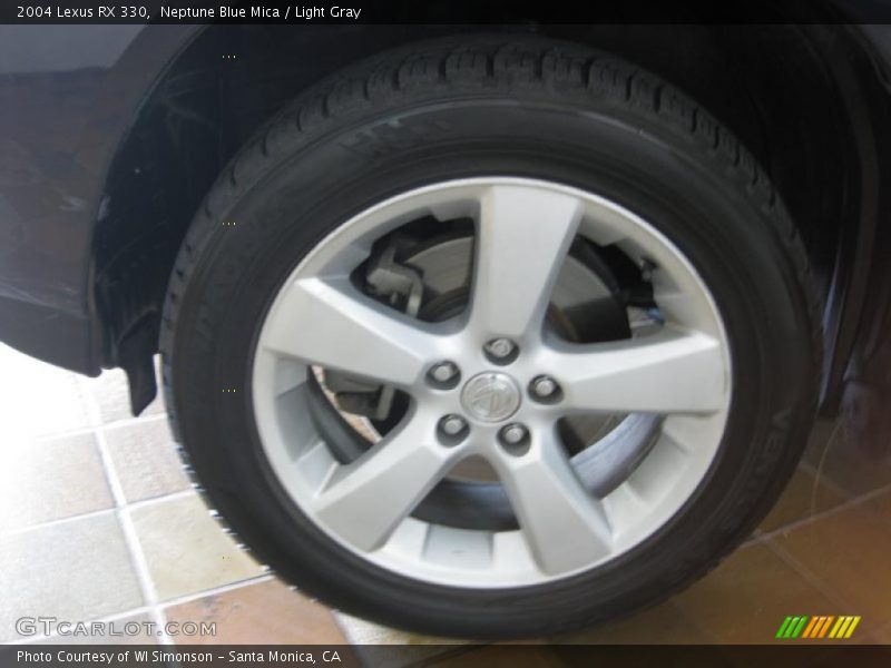Neptune Blue Mica / Light Gray 2004 Lexus RX 330