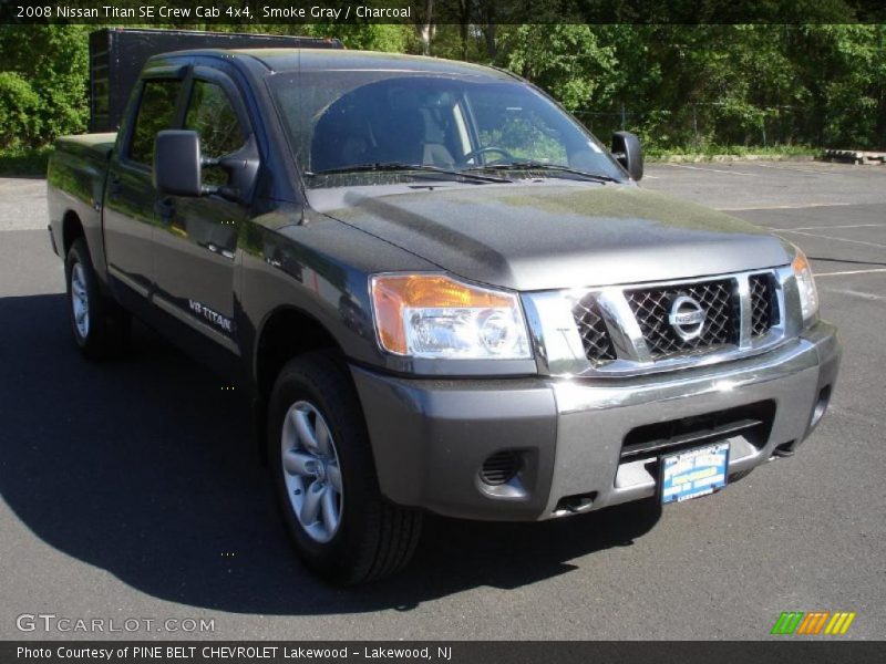 Smoke Gray / Charcoal 2008 Nissan Titan SE Crew Cab 4x4