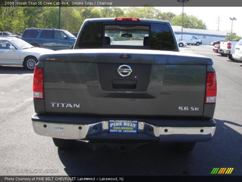 Smoke Gray / Charcoal 2008 Nissan Titan SE Crew Cab 4x4