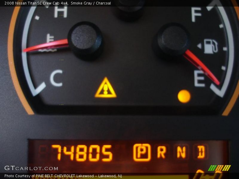 Smoke Gray / Charcoal 2008 Nissan Titan SE Crew Cab 4x4