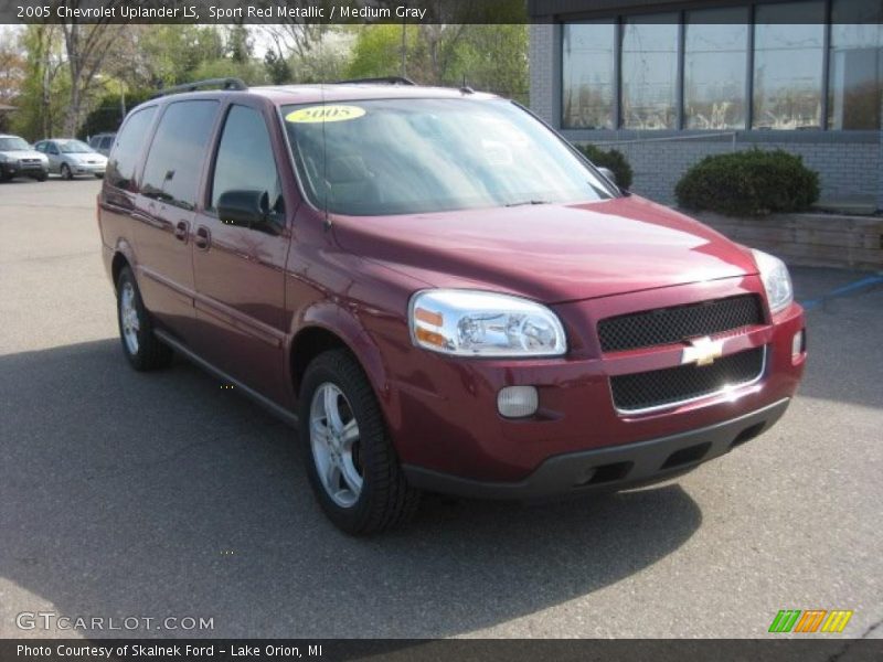 Sport Red Metallic / Medium Gray 2005 Chevrolet Uplander LS