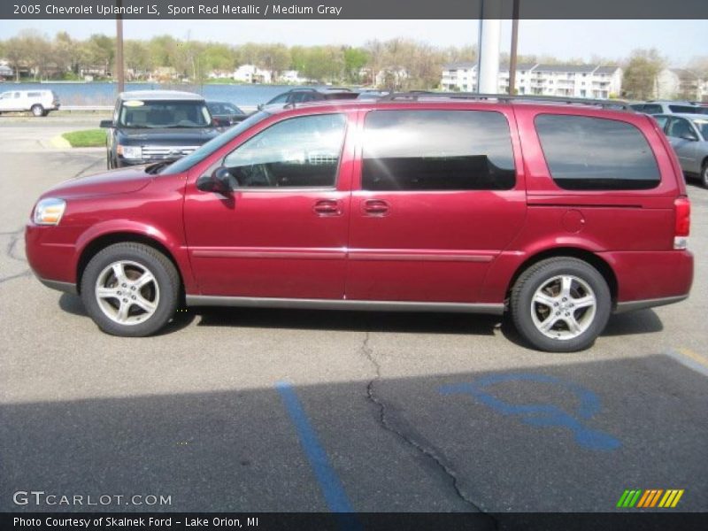 Sport Red Metallic / Medium Gray 2005 Chevrolet Uplander LS