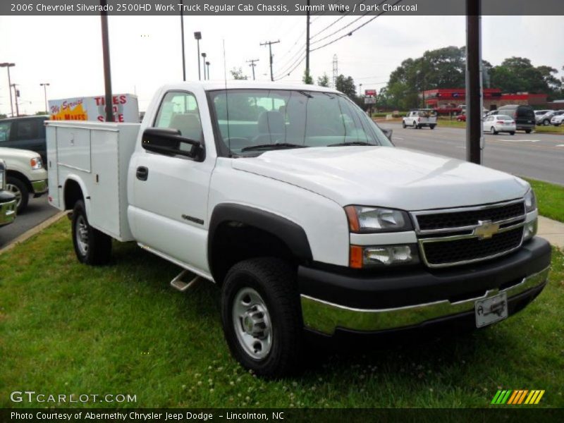 Summit White / Dark Charcoal 2006 Chevrolet Silverado 2500HD Work Truck Regular Cab Chassis