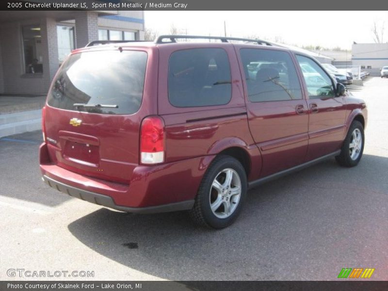 Sport Red Metallic / Medium Gray 2005 Chevrolet Uplander LS