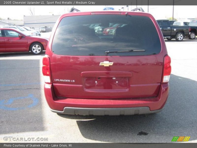 Sport Red Metallic / Medium Gray 2005 Chevrolet Uplander LS