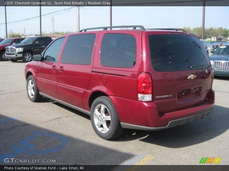 Sport Red Metallic / Medium Gray 2005 Chevrolet Uplander LS