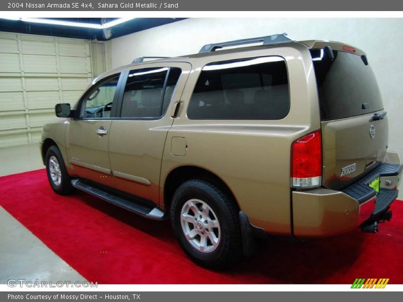 2004 Armada SE 4x4 Sahara Gold Metallic