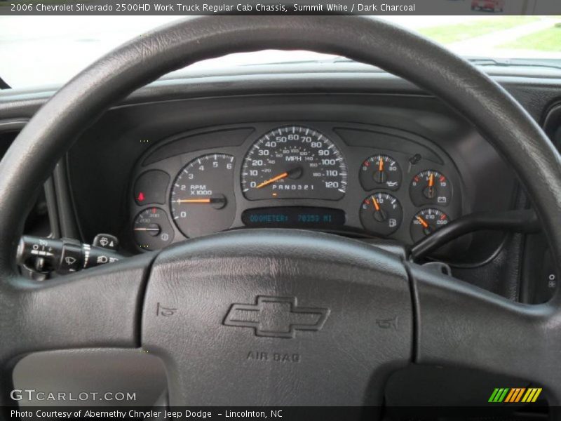 Summit White / Dark Charcoal 2006 Chevrolet Silverado 2500HD Work Truck Regular Cab Chassis