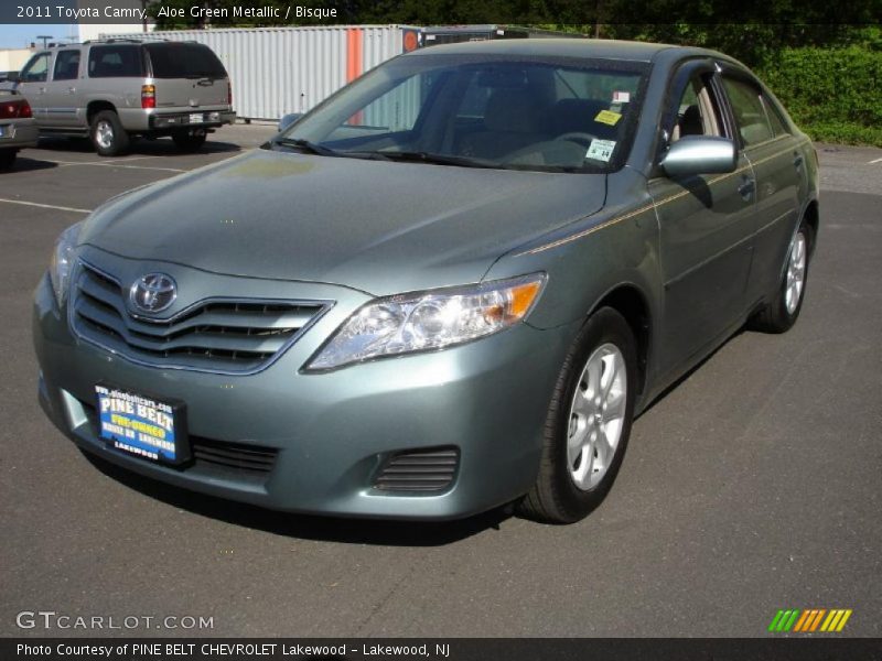Aloe Green Metallic / Bisque 2011 Toyota Camry