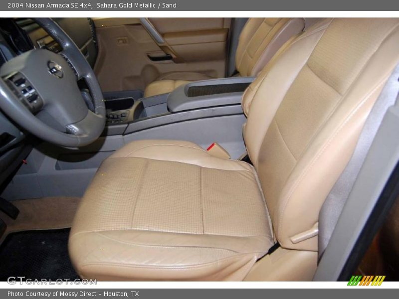  2004 Armada SE 4x4 Sand Interior