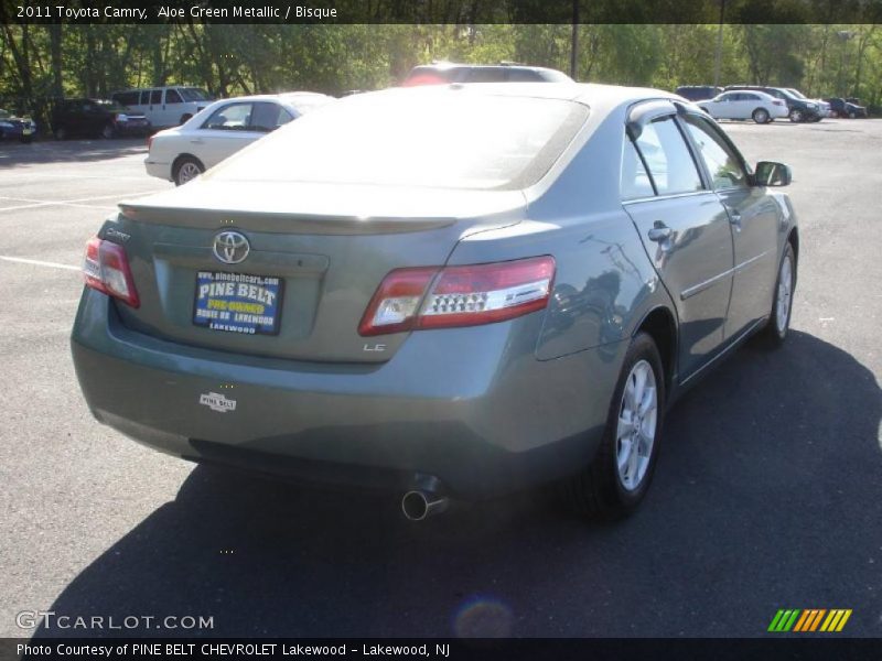 Aloe Green Metallic / Bisque 2011 Toyota Camry