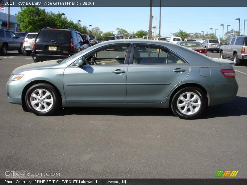 Aloe Green Metallic / Bisque 2011 Toyota Camry