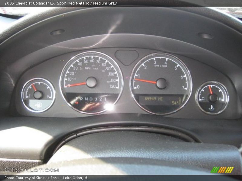 Sport Red Metallic / Medium Gray 2005 Chevrolet Uplander LS