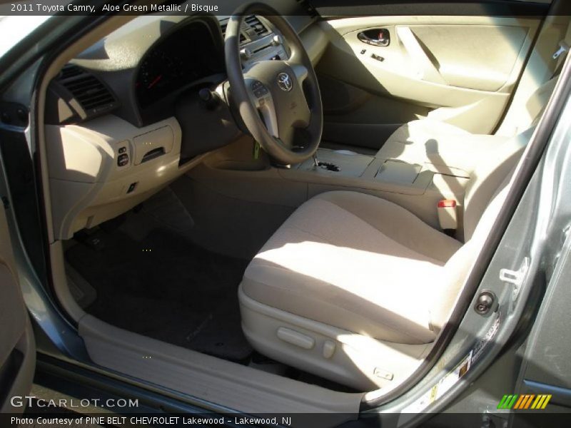 Aloe Green Metallic / Bisque 2011 Toyota Camry