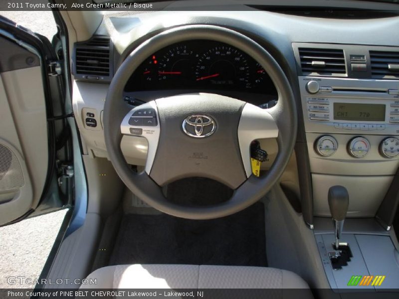 Aloe Green Metallic / Bisque 2011 Toyota Camry