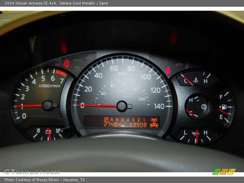 Sahara Gold Metallic / Sand 2004 Nissan Armada SE 4x4