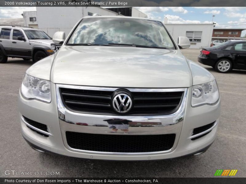 Reflex Silver Metallic / Pure Beige 2008 Volkswagen Touareg 2 VR6