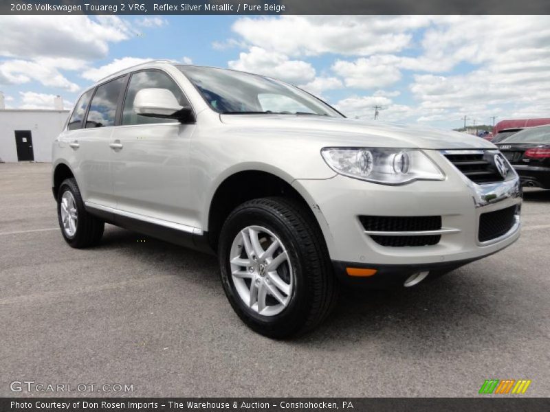 Reflex Silver Metallic / Pure Beige 2008 Volkswagen Touareg 2 VR6