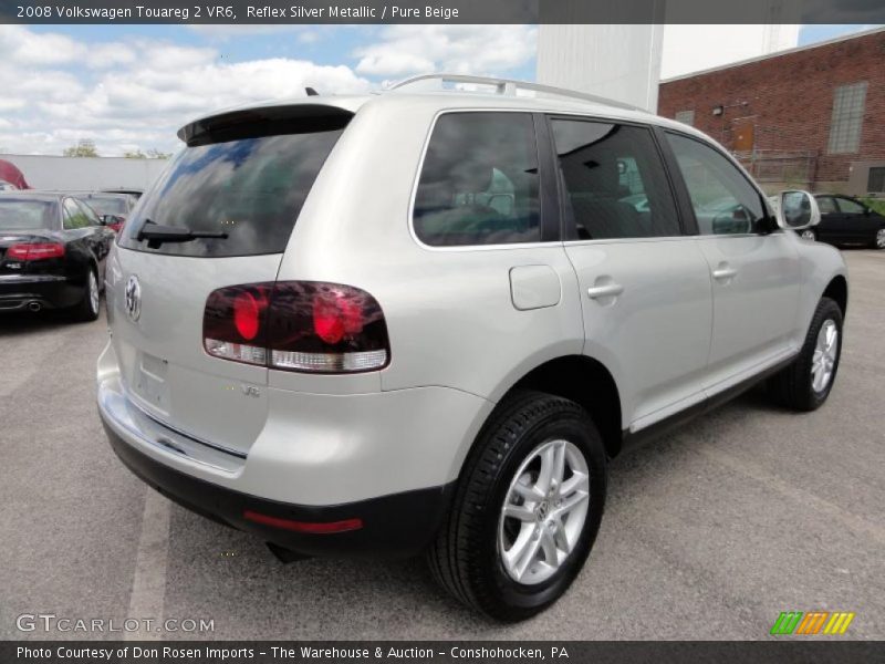 Reflex Silver Metallic / Pure Beige 2008 Volkswagen Touareg 2 VR6