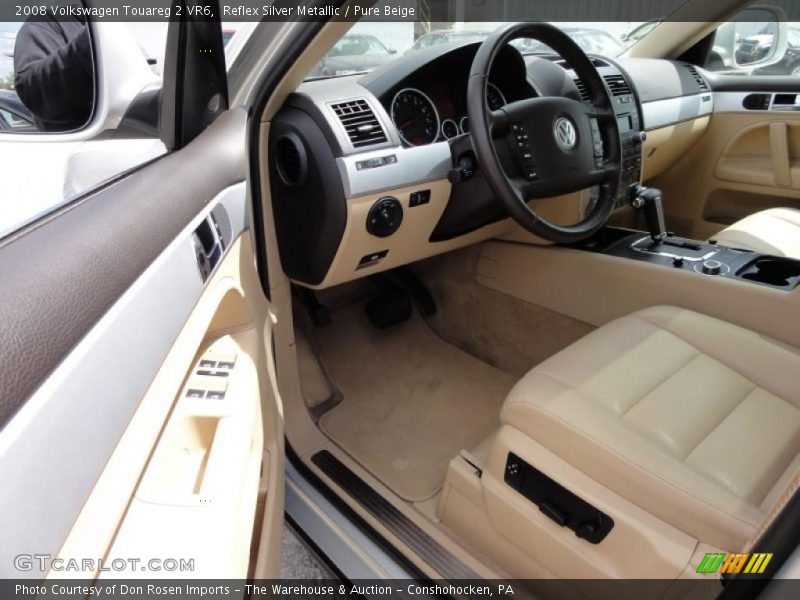 Reflex Silver Metallic / Pure Beige 2008 Volkswagen Touareg 2 VR6