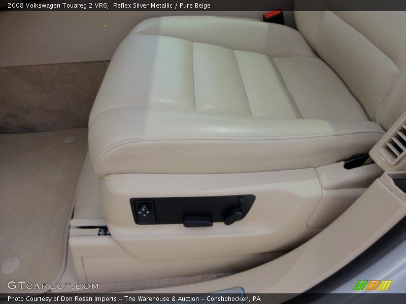 Reflex Silver Metallic / Pure Beige 2008 Volkswagen Touareg 2 VR6