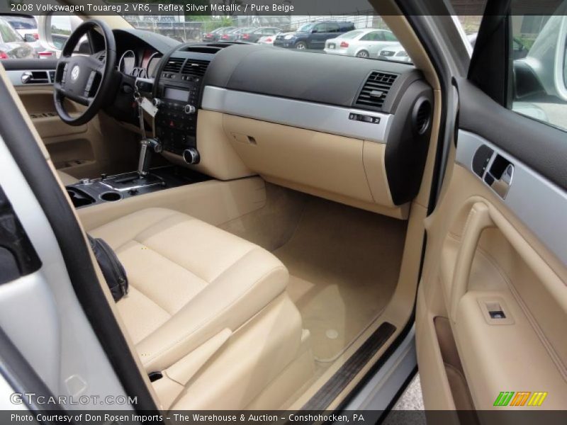 Reflex Silver Metallic / Pure Beige 2008 Volkswagen Touareg 2 VR6