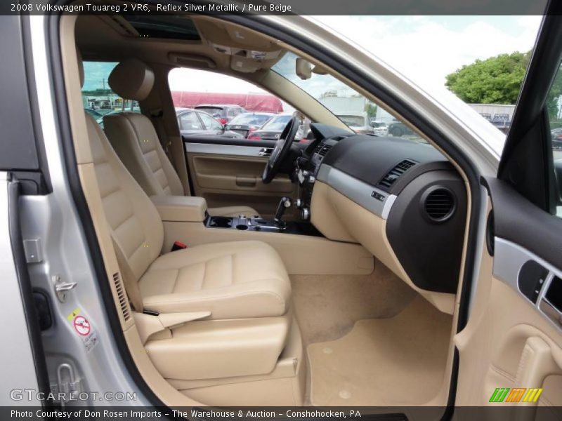 Reflex Silver Metallic / Pure Beige 2008 Volkswagen Touareg 2 VR6
