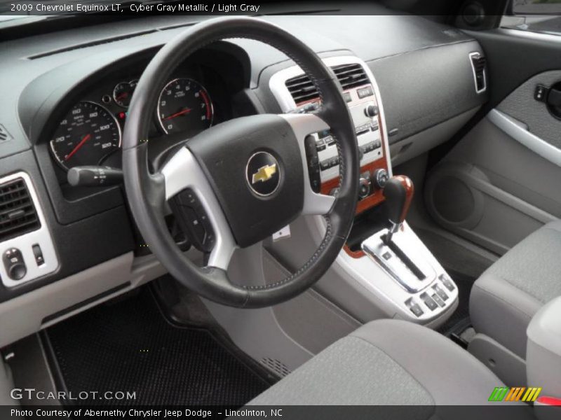 Cyber Gray Metallic / Light Gray 2009 Chevrolet Equinox LT