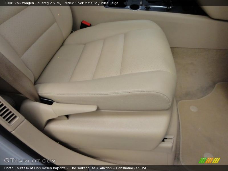 Reflex Silver Metallic / Pure Beige 2008 Volkswagen Touareg 2 VR6