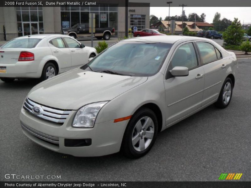 Dune Pearl Metallic / Camel 2008 Ford Fusion SE