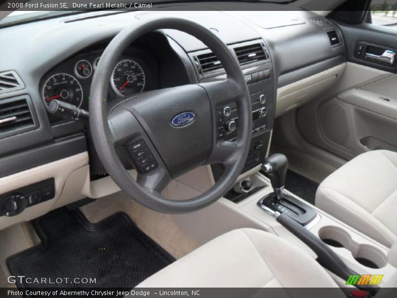 Dune Pearl Metallic / Camel 2008 Ford Fusion SE