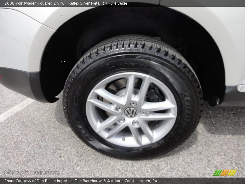 Reflex Silver Metallic / Pure Beige 2008 Volkswagen Touareg 2 VR6