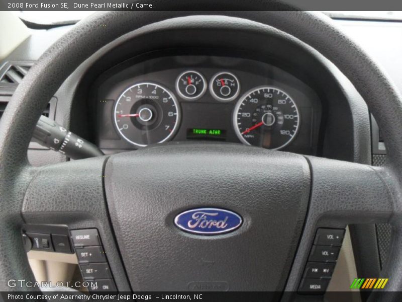 Dune Pearl Metallic / Camel 2008 Ford Fusion SE