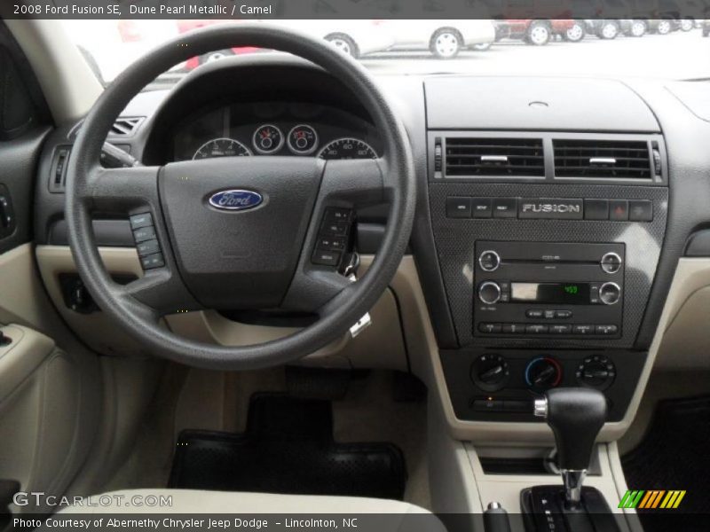 Dune Pearl Metallic / Camel 2008 Ford Fusion SE
