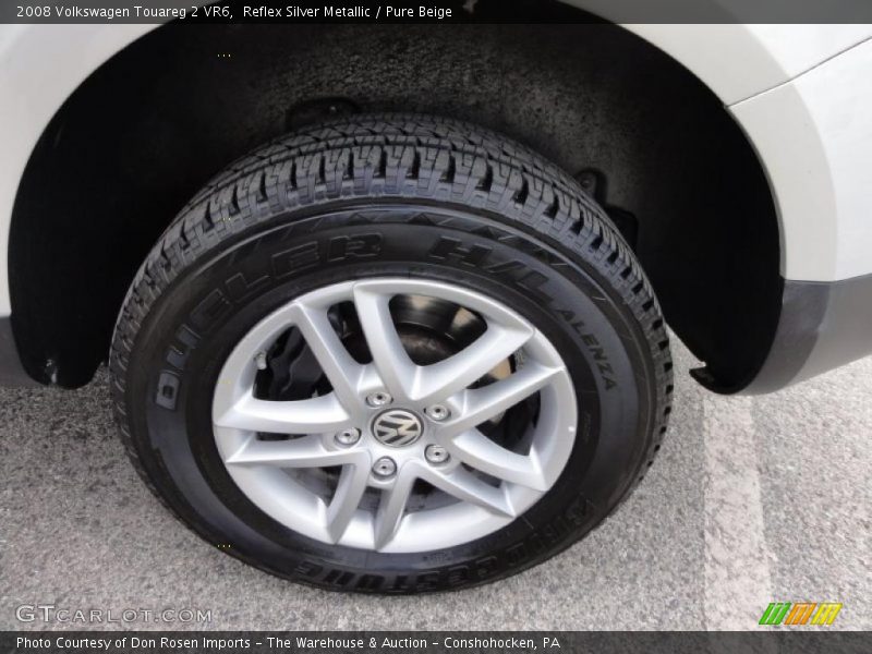 Reflex Silver Metallic / Pure Beige 2008 Volkswagen Touareg 2 VR6