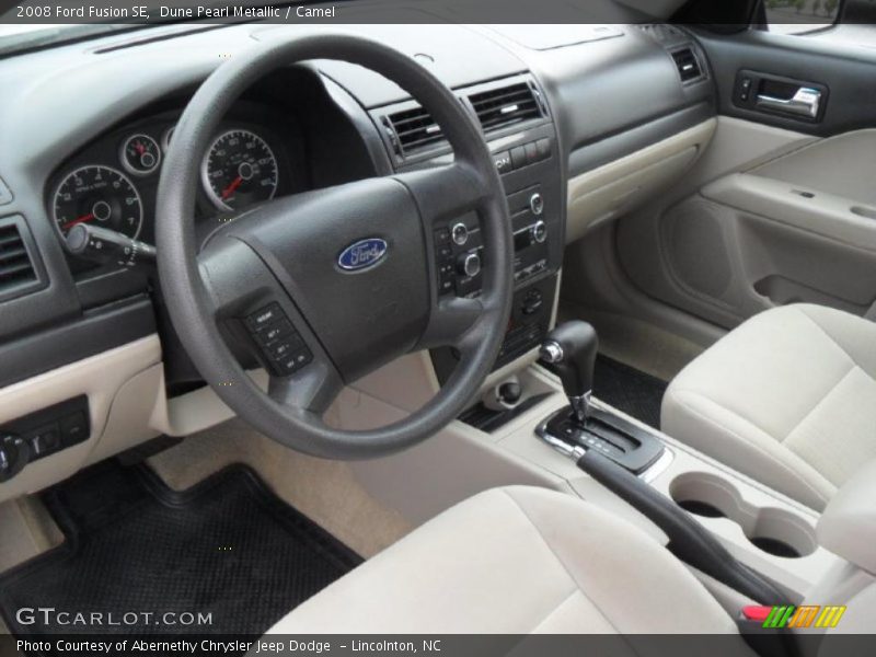 Dune Pearl Metallic / Camel 2008 Ford Fusion SE