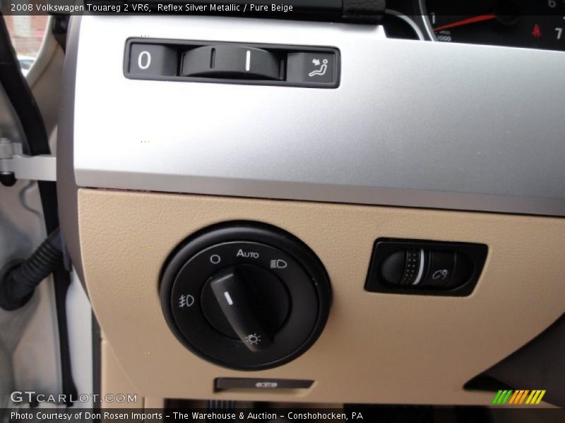 Reflex Silver Metallic / Pure Beige 2008 Volkswagen Touareg 2 VR6